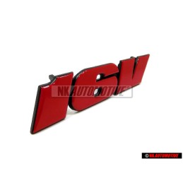 VW Original 16V Avant Embleme Monogramme Logo Rouge - 1H6853679G QN5