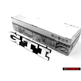 VW Original GTI Avant Embleme Monogramme Logo Chrome - 1H6853679E Z10