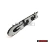 VW Original GTI Avant Embleme Monogramme Logo Chrome - 1H6853679E Z10