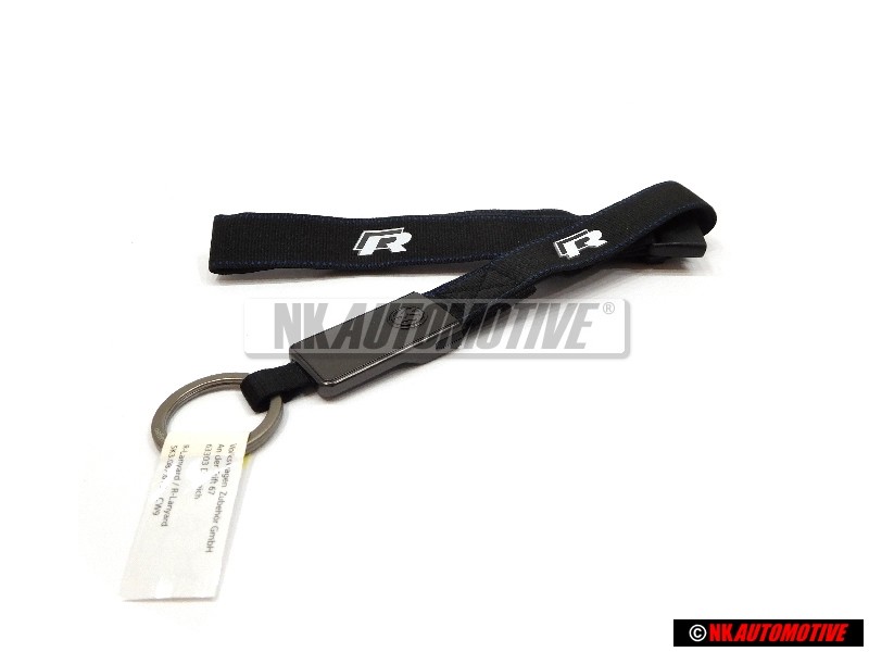 VW Original Ruban Porte-Cles Noir - 5K3087610 CW9