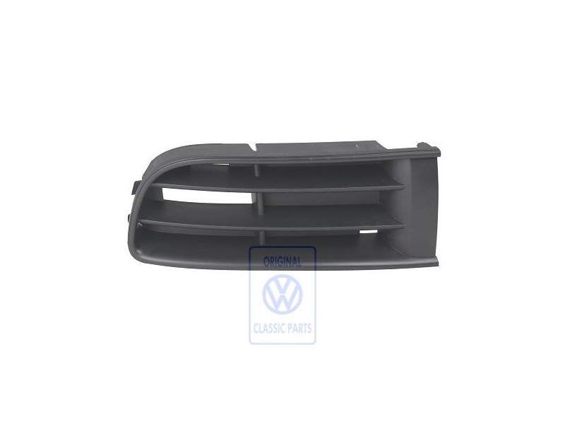 VW Original Grille De Guidage Dair Noir Satine - 6Q0853665F 9B9