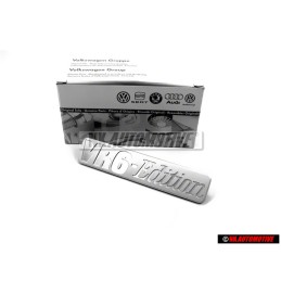 VW Original VR6 EDITION Côté Embleme Monogramme Logo Aluminium - 1H6853714J Z50