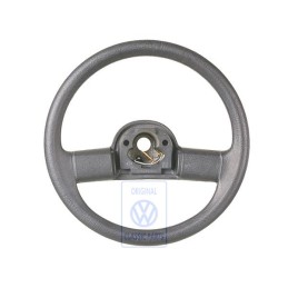 VW Original Volant De Direction Noir Satine - 867419091H 01C