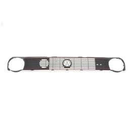 VW Original Grille De Calandre Noir Satine/Rouge Mars - 867853651J KW7