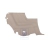 VW Original Revetement Lateral (Cuir) Beige Clair - 535867035F Q08