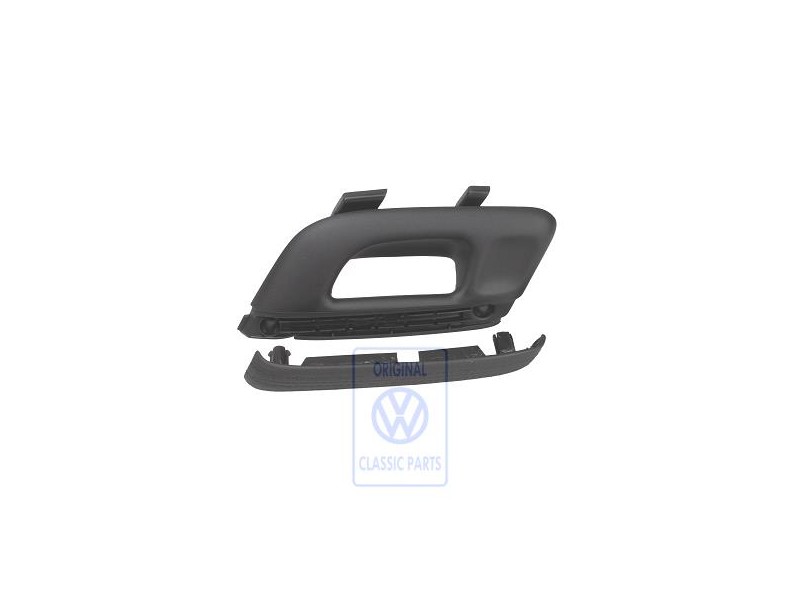 VW Original Poignee-Passager Noir - 535867172C 1BX