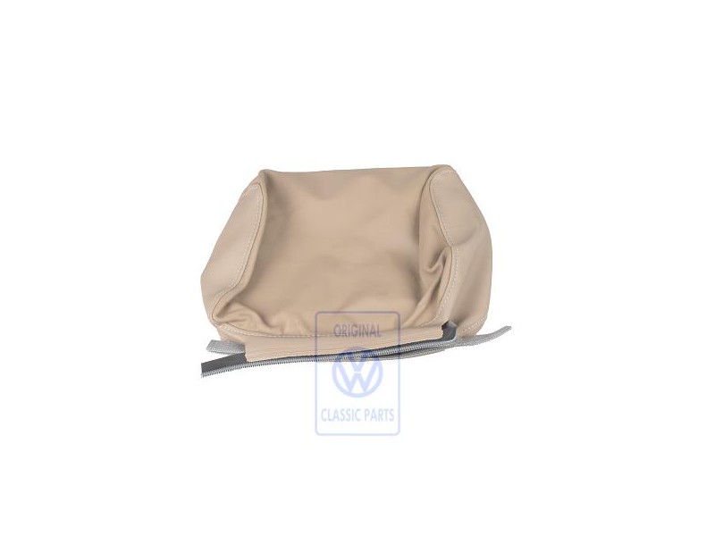 VW Original Garniture P.Appuie-Tete (Cuir) Beige Clair - 535881921E Q08