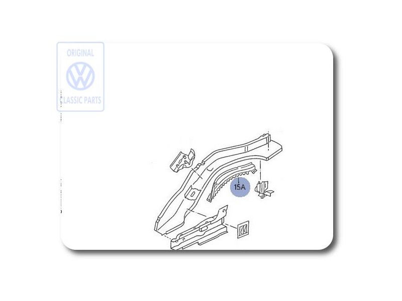 VW Original Renfort Pour Longeron - 535803519