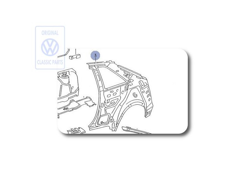 VW Original Panneau Lat. Int. 