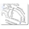 VW Original Section - Colonne A - 535809840A