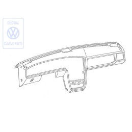 VW Original Tableau De Bord Noir - 535857003H 4FB