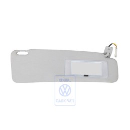VW Original Pare-Soleil Avec Miroir Eclaire Gris - 535857552 A77