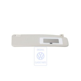 VW Original Pare-Soleil Avec Miroir Eclaire Gris Pastel - 535857552 6FD