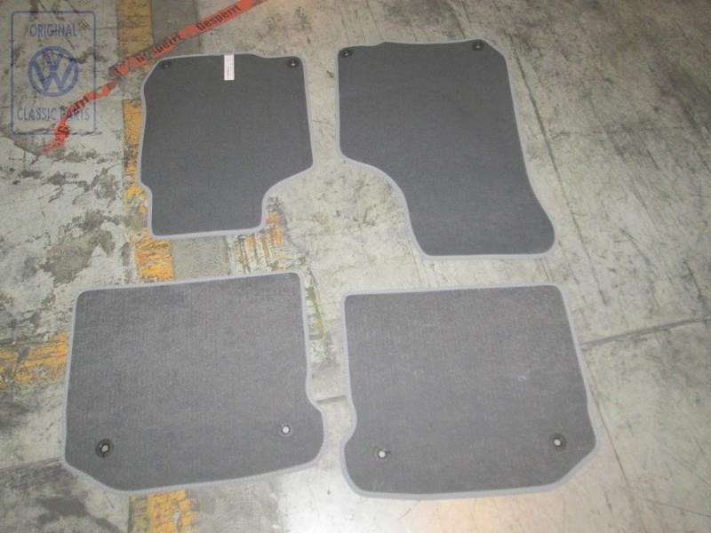 VW Original 1 Serie Tapis Gris Flanelle - 1J2863011G HZG