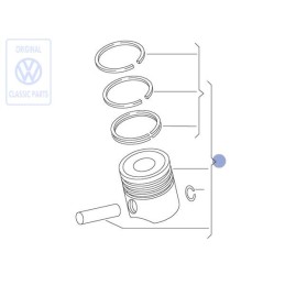 VW Original Piston Complet - 027107065