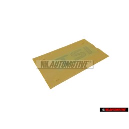 VW Original TSI Arrière Embleme Monogramme Logo Chrome Rouge - 3AA853675A GQF
