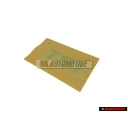 VW Original TSI Arrière Embleme Monogramme Logo Chrome Rouge - 3AA853675A GQF
