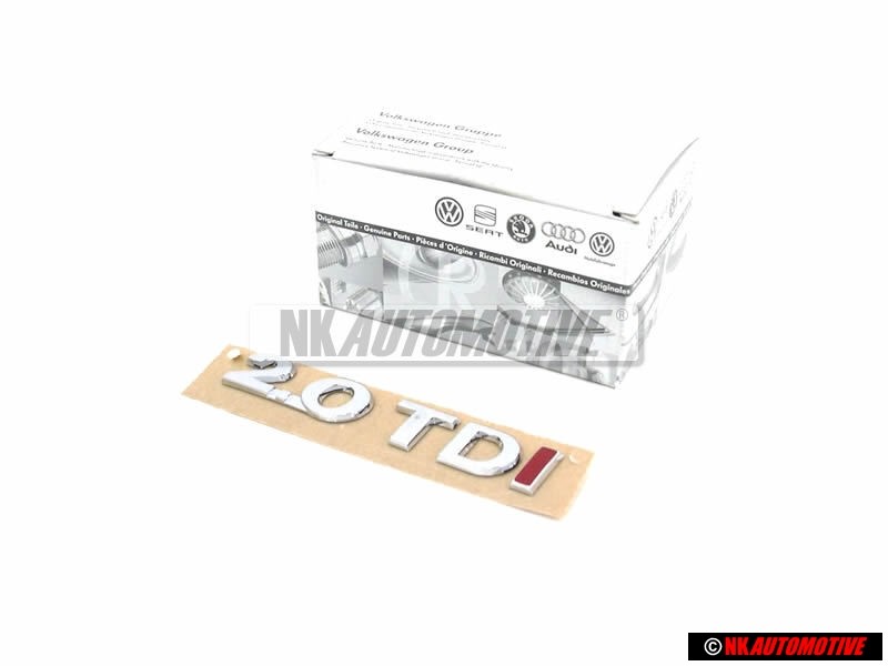 VW Original 2.0 TDI Arrière Embleme Monogramme Logo - 3AA853675F GQF