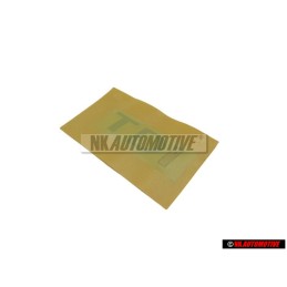 VW Original TDI Arrière Embleme Monogramme Logo Chrome Rouge - 3AA853675H GQF