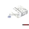 VW Original Clé Embleme Logo Bleu Blanc - 3B0837891 09Z