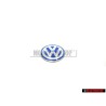VW Original Clé Embleme Logo Bleu Blanc - 3B0837891 09Z