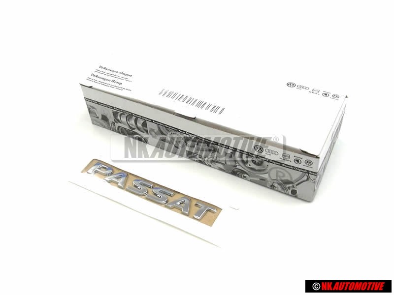 VW Original PASSAT Arrière Embleme Monogramme Logo Chrome - 3C8853687A 739