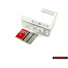 Audi Original S6 Arrière Embleme Monogramme Logo Chrome Rouge - 4A5853735E 2ZZ