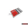 Audi Original S6 Arrière Embleme Monogramme Logo Chrome Rouge - 4A5853735E 2ZZ