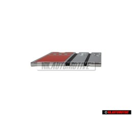 Audi Original S6 Arrière Embleme Monogramme Logo Chrome Rouge - 4A5853735E 2ZZ