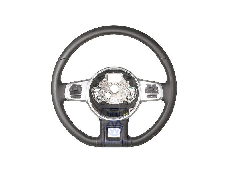 VW Original Volant De Direction Argent Reflex Metallise - 5C0419091AGA7W