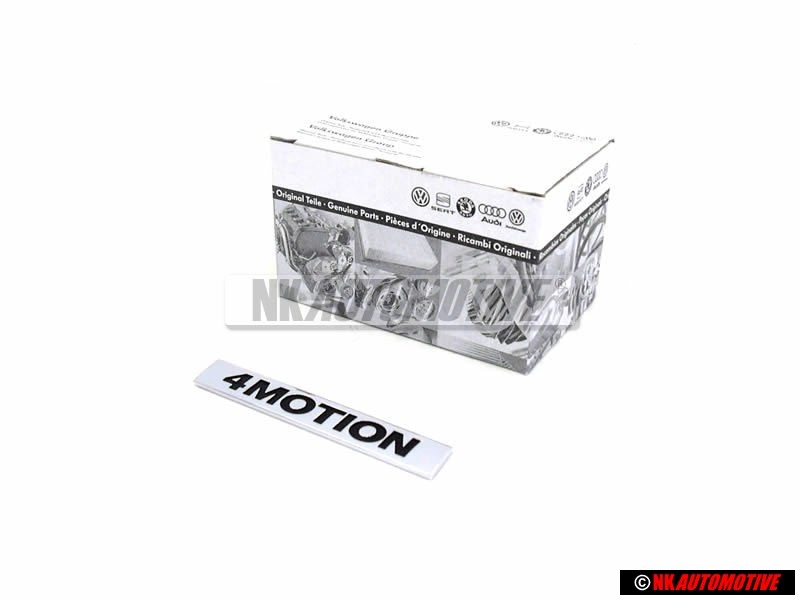 VW Original 4MOTION Arrière Embleme Monogramme Logo Chrome - 5K0853675S FXC