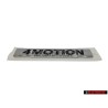 VW Original 4MOTION Arrière Embleme Monogramme Logo Chrome - 5K0853675S FXC