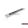 VW Original 4MOTION Arrière Embleme Monogramme Logo Chrome - 5K0853675S FXC