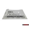VW Original 4MOTION Arrière Embleme Monogramme Logo Chrome - 5K0853675S FXC