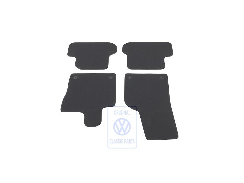 VW Original 1 Serie Tapis Noir Titane/Noir/Sioux - 5C1863011E AMQ