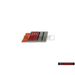 Audi Original S2 Volant Plaquette Embleme Logo Chrome Rouge - 893419685