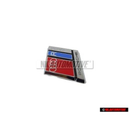 Audi Original RS2 Volant Plaquette Embleme Logo Chrome Rouge - 8A0419685C