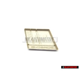 Audi Original RS2 Volant Plaquette Embleme Logo Chrome Rouge - 8A0419685C