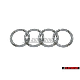 Audi Original Anneaux Arrière Embleme Logo Chrome - 4B9853742 2ZZ