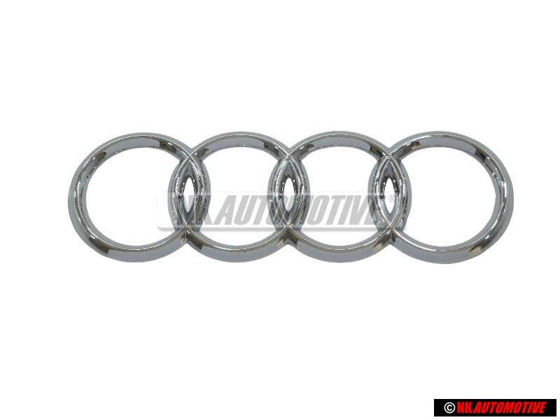 Audi Original Anneaux Arrière Embleme Logo Chrome - 4B9853742 2ZZ