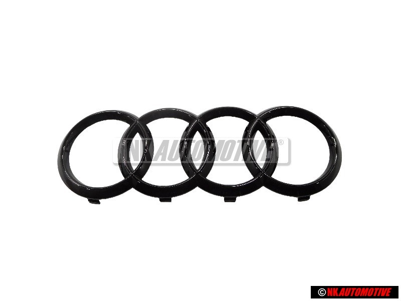 Audi Original Anneaux Avant Embleme Logo Noir - 4K8853605 T94