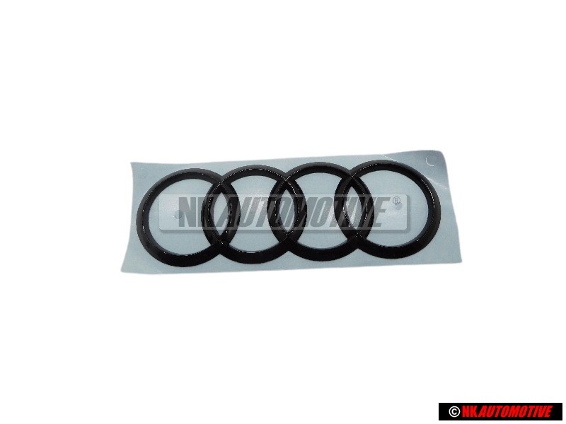 Audi Original Anneaux Arrière Embleme Logo Noir - 8X0853742B T94