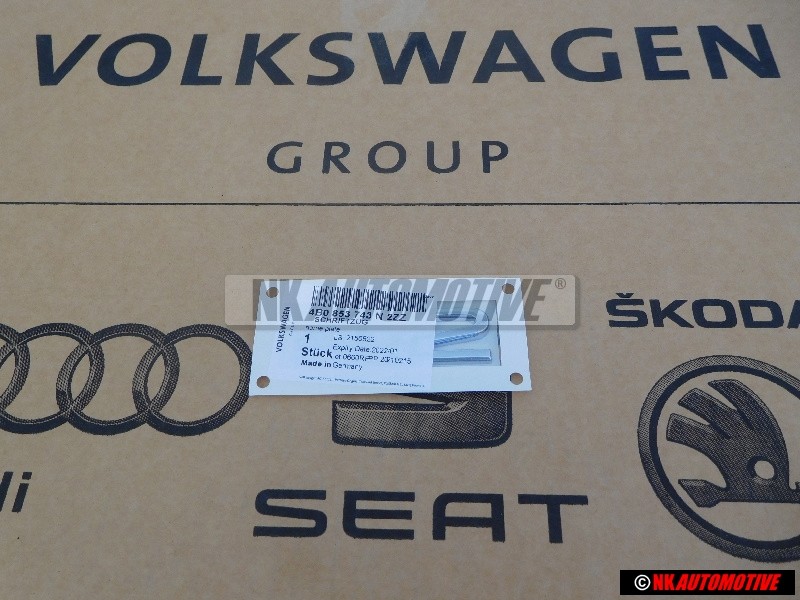 Audi Original 4.2 Arrière Embleme Monogramme Logo Chrome - 4B0853743N 2ZZ