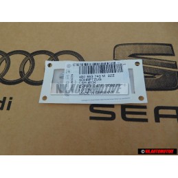 Audi Original 3.7 Arrière Embleme Monogramme Logo Chrome - 4B0853743M 2ZZ