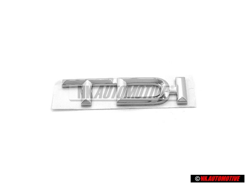Audi Original TDI Arrière Embleme Monogramme Logo Chrome - 8A0853737A 2ZZ