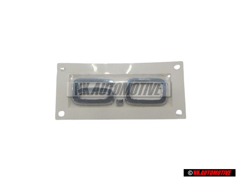 Audi Original 6.0 Arrière Embleme Monogramme Logo Chrome - 4D0853743F 2ZZ