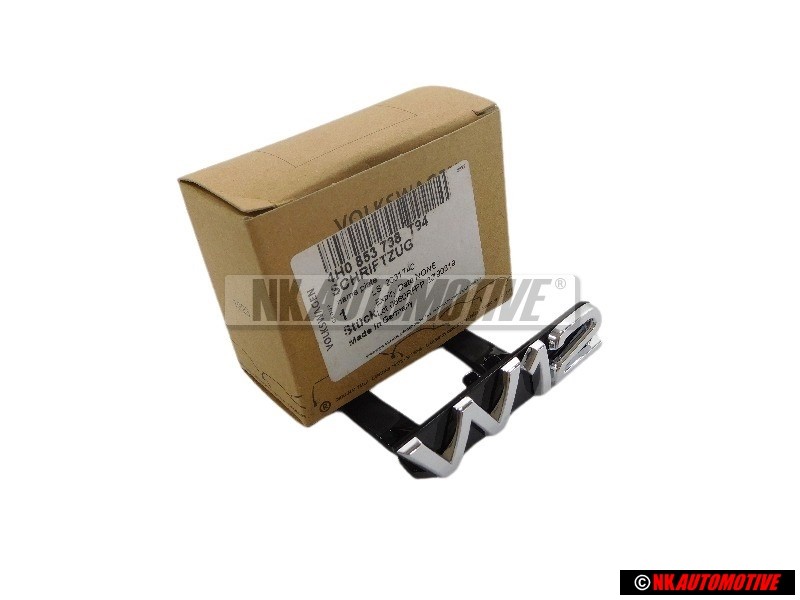 Audi Original W12 Avant Embleme Monogramme Logo Chrome - 4H0853738 T94