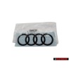 Audi Original Anneaux Arrière Embleme Logo Noir - 4N0853742A T94