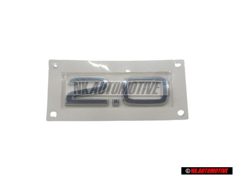 Audi Original 2.0 Arrière Embleme Monogramme Logo Chrome - 8E0853743C 2ZZ