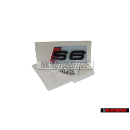 Audi Original S6 Arrière Embleme Monogramme Logo Noir Rouge - 4B0853735A T94